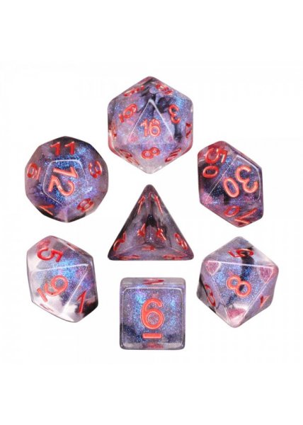 DICE 7-set: Glitter Smoke